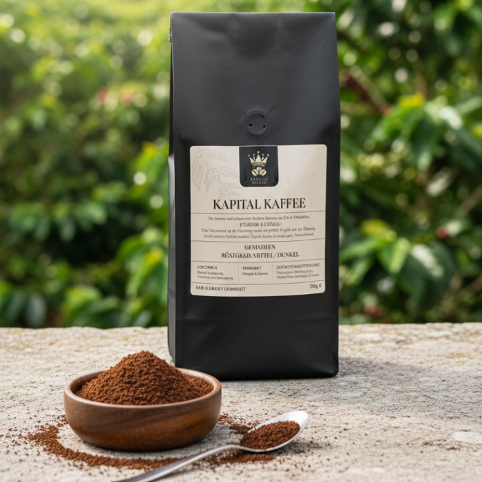 Kapital Kaffee Gemahlen (Ground Coffee)(250g) - Image 2